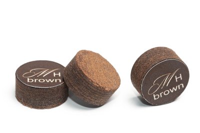 Наклейка для кия M-H Brown Piramid 13,5мм Medium/Hard 1шт. (А. Меписашвили)