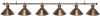 Светильник Fortuna Toscana Bronze Antique 6 плафонов