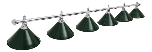 Светильник Fortuna Prestige Silver Green 6 плафонов
