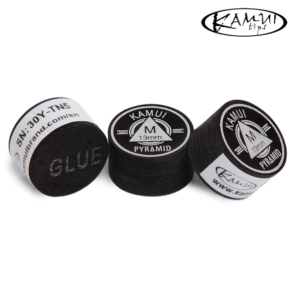 Наклейка для кия Kamui Pyramid Black 13мм Medium